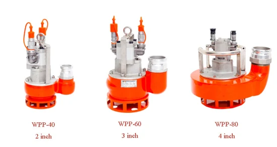 Tragbare hydraulische Schlammpumpe mit hoher Förderhöhe von 4 Zoll, Tauchpumpe im Angebot